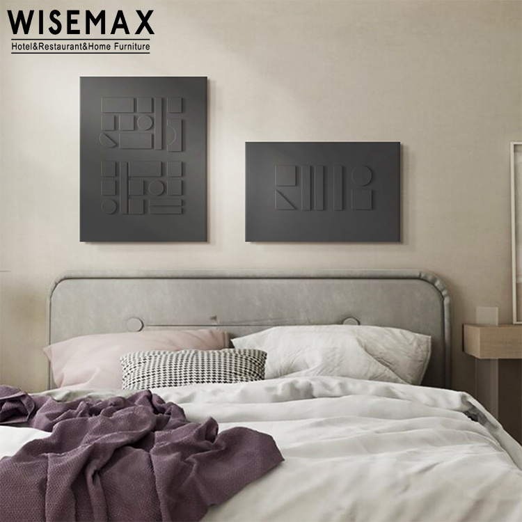 WISEMAX FURNITURE Modern living room paintings and wall art 3D wooden handmade wall painting pictures for living room home decor