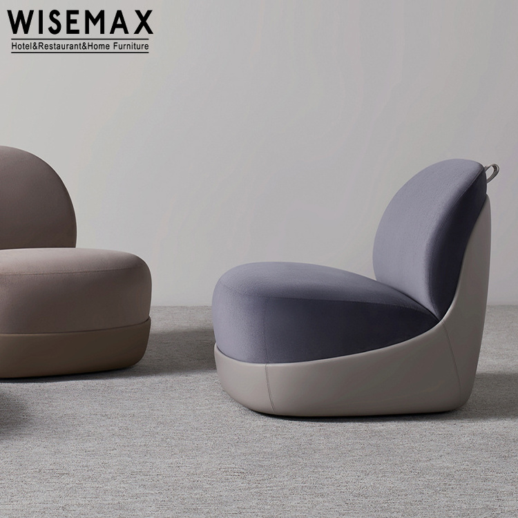 WISEMAX FURNITURE floor chair lazy sofa bean bag living room furniture sofas fabric single sofa designer lounge chair for home