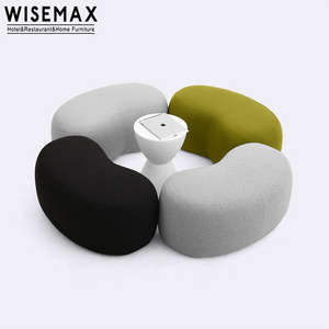 WISEMAX FURNITURE cafe restaurant combination ottoman floor sofa lazy pouf living room furniture shoe footstool  bean bags