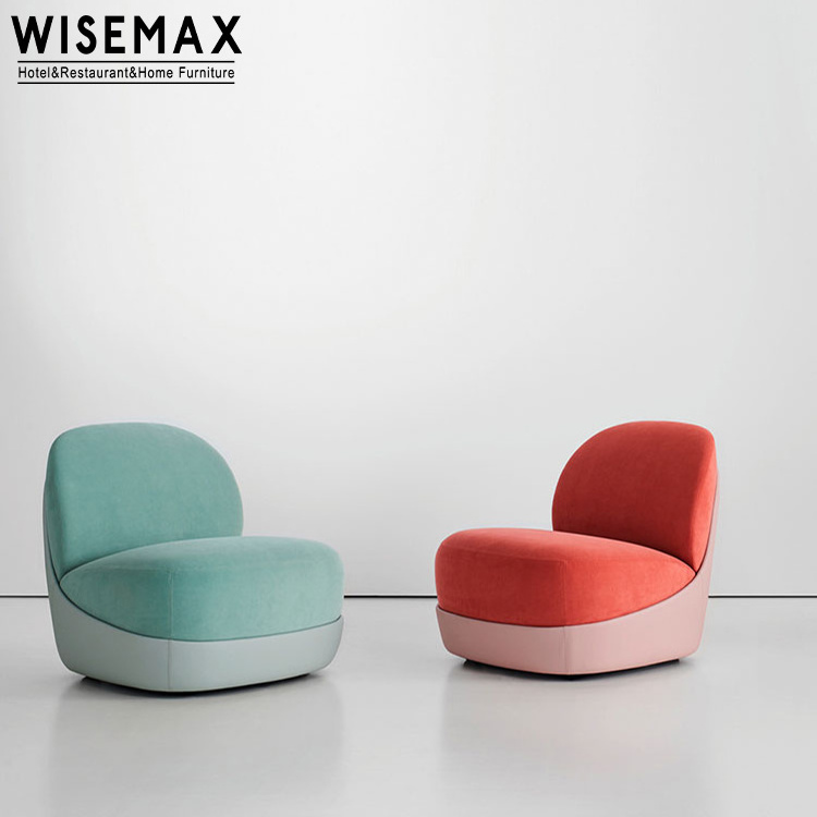 WISEMAX FURNITURE floor chair lazy sofa bean bag living room furniture sofas fabric single sofa designer lounge chair for home