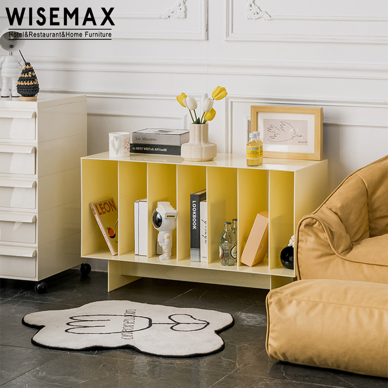 WISEMAX FURNITURE Simple acrylic bookshelf storage rack bedroom household student plastic small bookcase for home