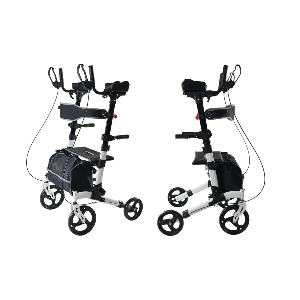 Lightweight Rolling Rollator Walker for Adults Seniors Elderly with Seat