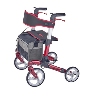 Bariatric Rolling Walker  180kg shopping  cart folding rollator drive walker extra wide seat Heavy Duty Patent  Rollator walker