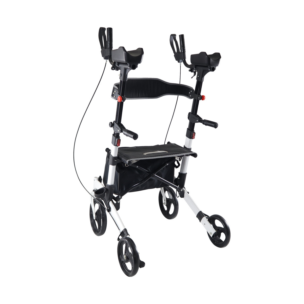 Lightweight Rolling Rollator Walker for Adults Seniors Elderly with Seat