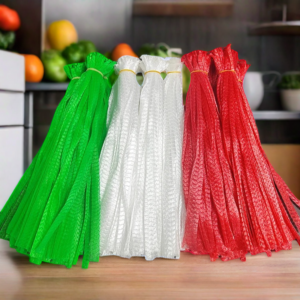 Made In China Eco-friendly PP HDPE Small Net Mesh Lemon Potato Fruit Vegetable Packaging Bags