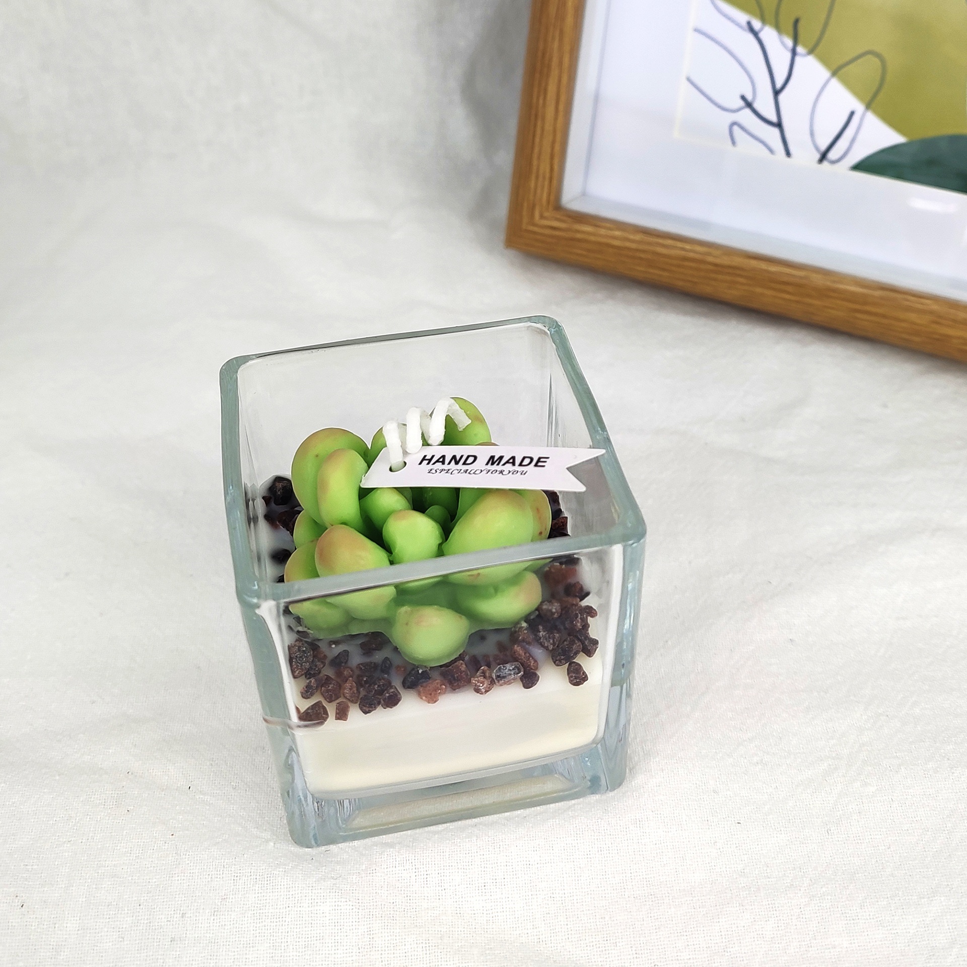 Wholesale Succulent Plant Candle  Aroma Candles as the Handmade Gift Scented Candles