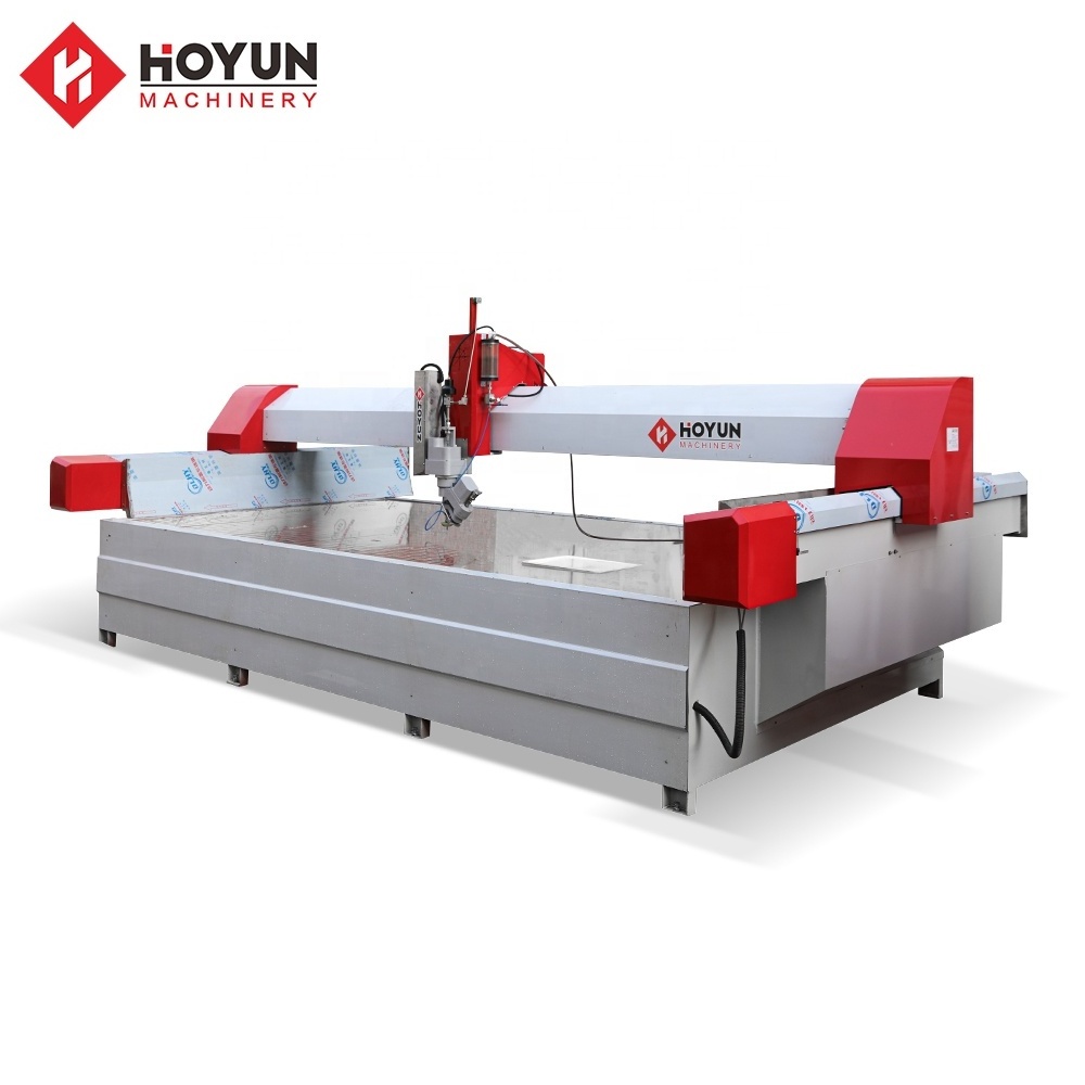 HOYUN Machinery high pressure waterjer cnc Marble Stone tile Water Jet Cutting Machine for sale