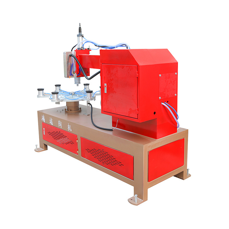 Hongyi sintered stone basin hole polishing machine round shape edge grinding square shape ceramic cutting machine automatic