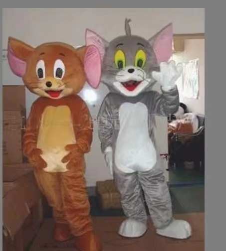 Tom Cat And Jerry Mouse Mascot Costume Cosplay For Sale