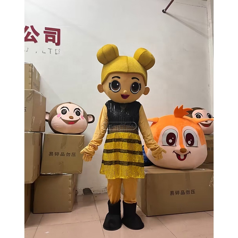 Hengyue High Quality Customized Pink Stitch Mascotte Costume Christmas Fancy Dress Halloween Party Supplies Home Decor