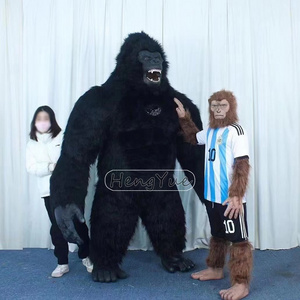 Hot Sale Inflatable Gorilla Mascot Costume For Adult 2.6m King Kong Custom Anime Cosplay Mascotte Theme Fancy Dress Carnival