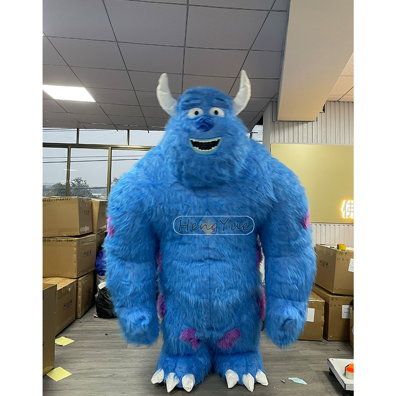 Inflatable Anime Character Mascot Costumes Giant Blue Monster Costumes mascot Halloween Party for Outdoor Advertising