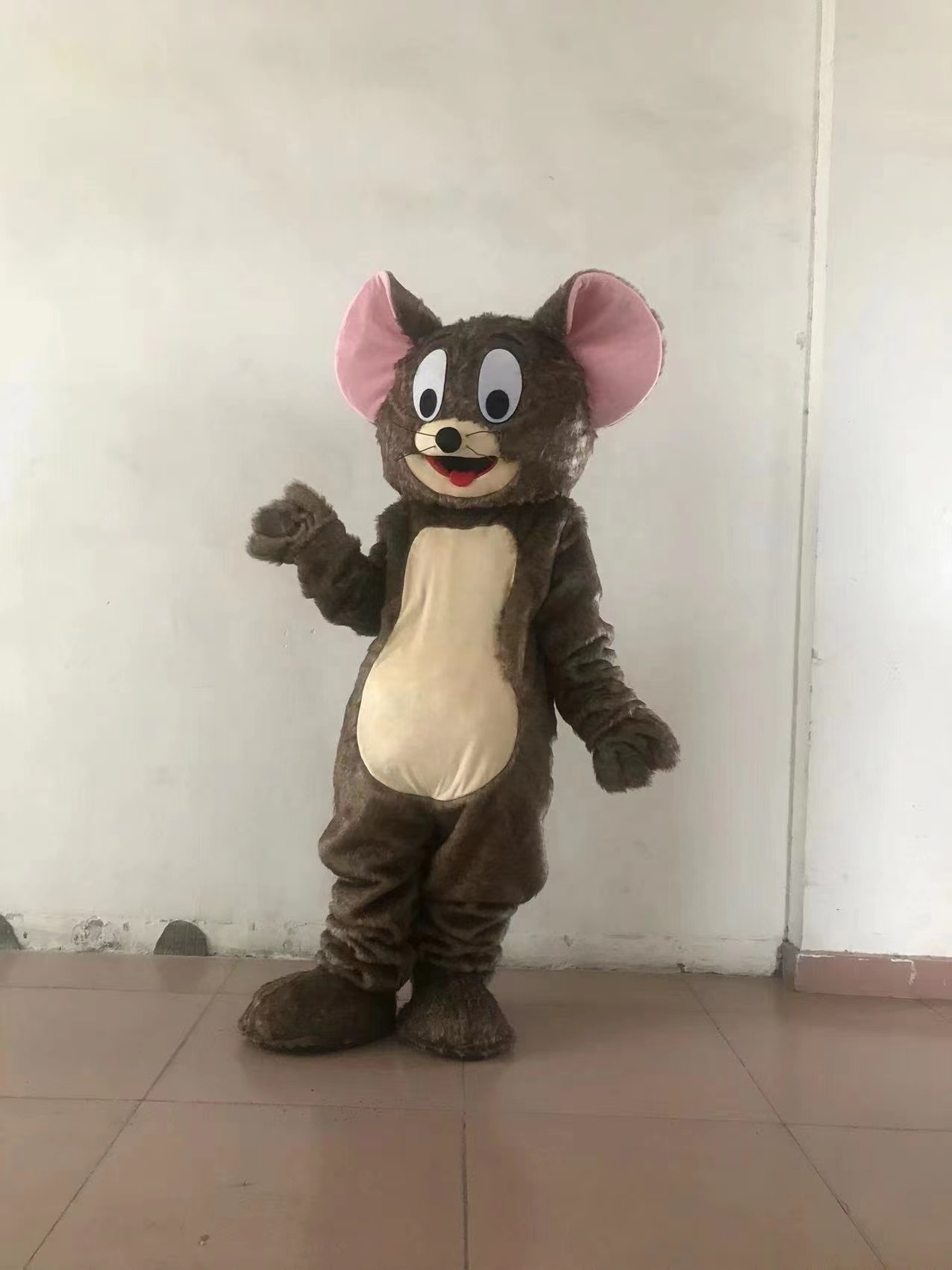 High quality long plush adult tom and jerry mascot costume custom mascot