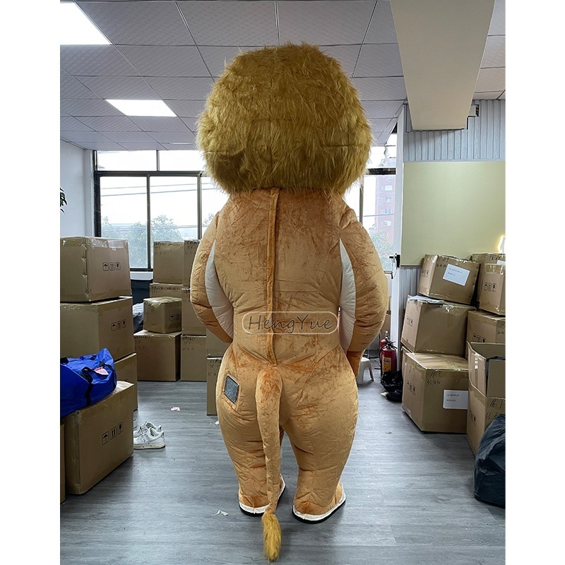 Inflatable Walking Advertising Bear Mascots Custom Wedding Decoration Inflatable Animal Lion Mascot Costume for Adult