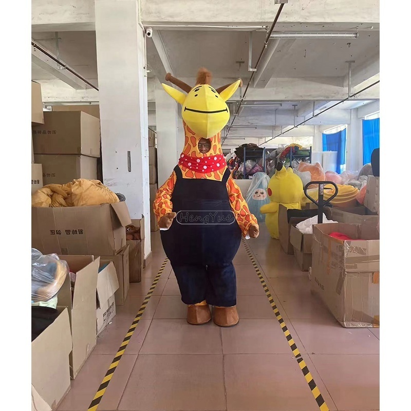 Hengyue TV & Movie Costumes Party Supplies Madagascar Adult Lion Walking Mascot Costume for Festival Events Christmas Cosplay