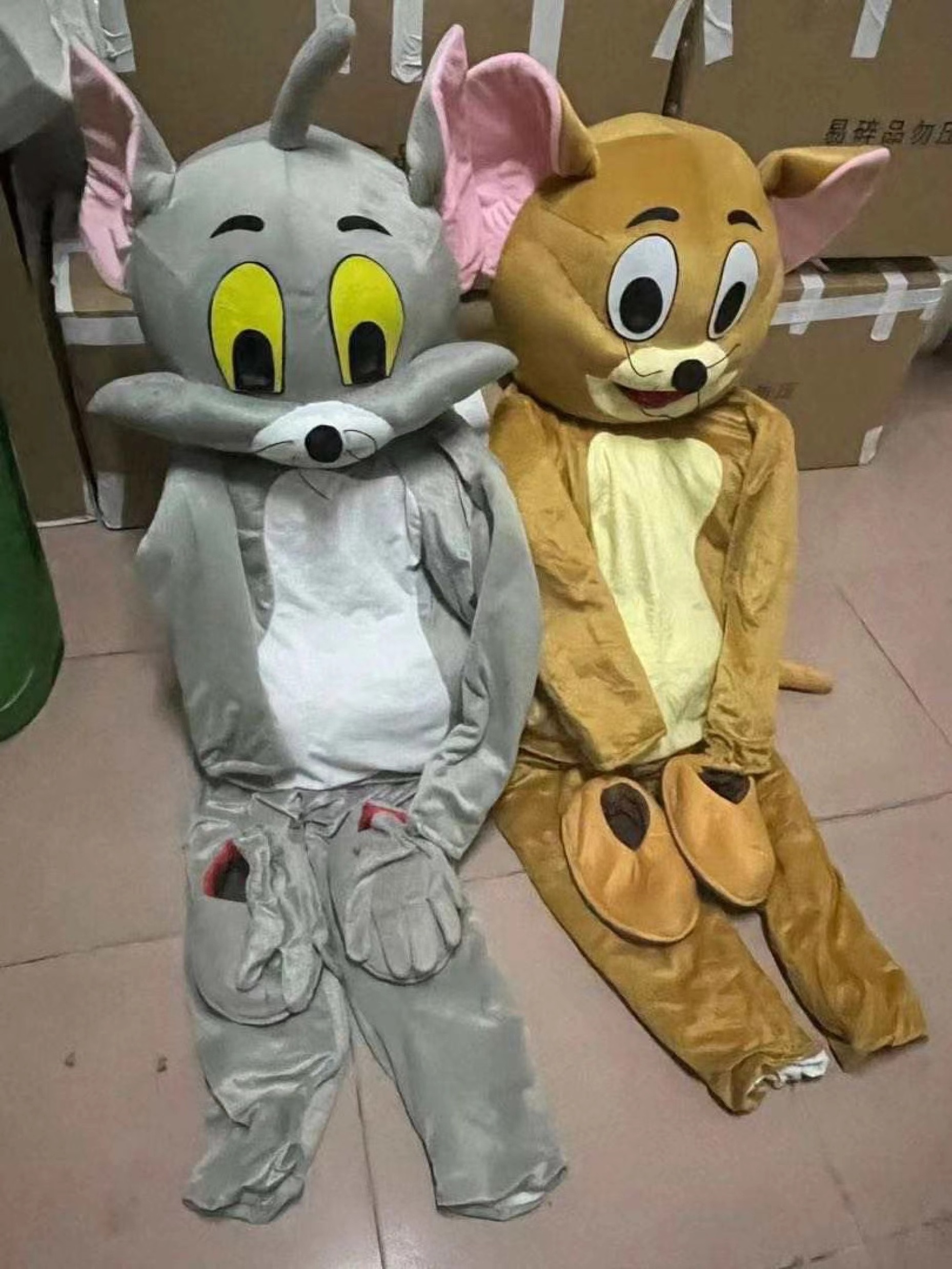 Tom Cat And Jerry Mouse Mascot Costume Cosplay For Sale