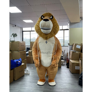 Inflatable Walking Advertising Bear Mascots Custom Wedding Decoration Inflatable Animal Lion Mascot Costume for Adult