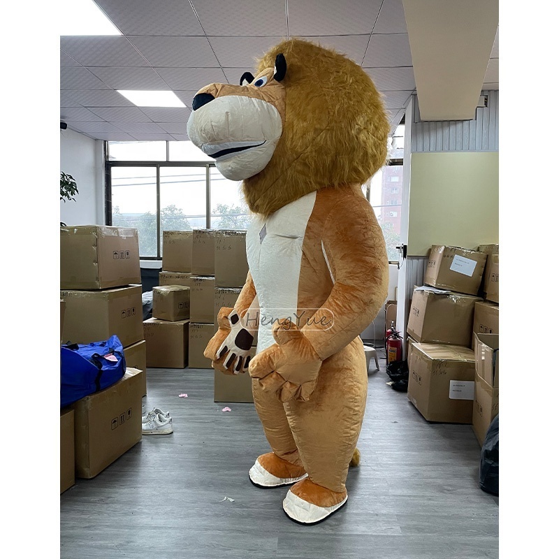 Inflatable Walking Advertising Bear Mascots Custom Wedding Decoration Inflatable Animal Lion Mascot Costume for Adult