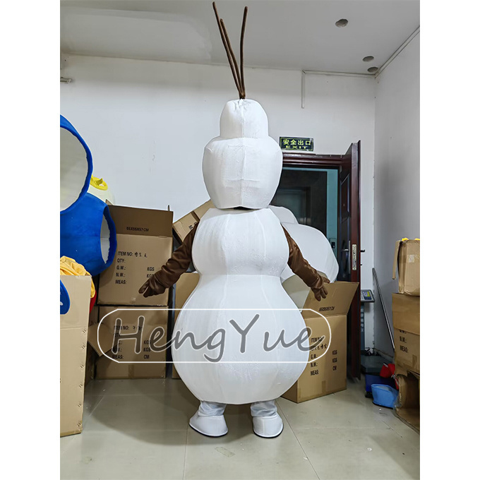 Hengyue Snowman Olaf Mascot Costume Lovely Mascot For Christmas