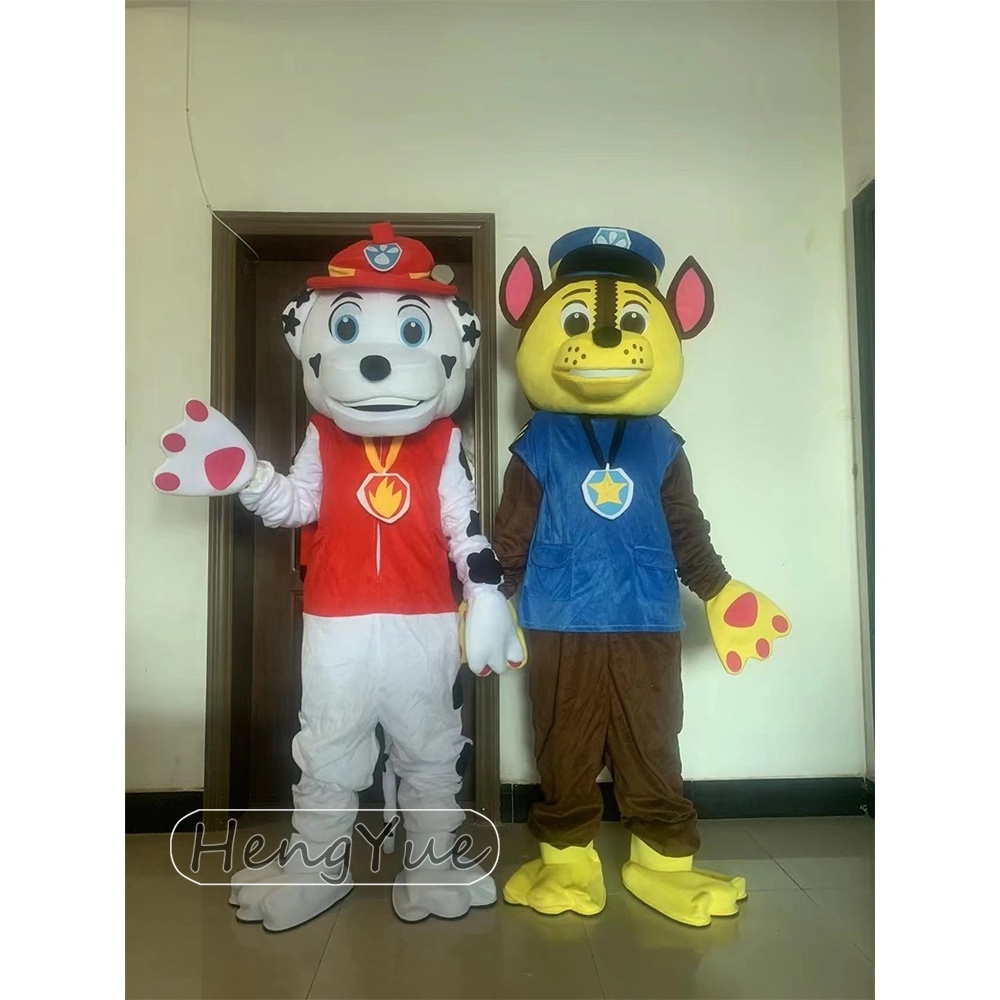 PAW Dog Patrol Chase and Marshall skys Character Patrol Mascot Costume For Birthday Party