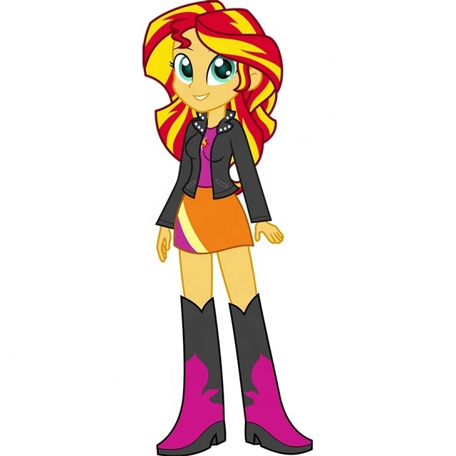 advertising promotion Sunset Shimmer mascot costume for sale