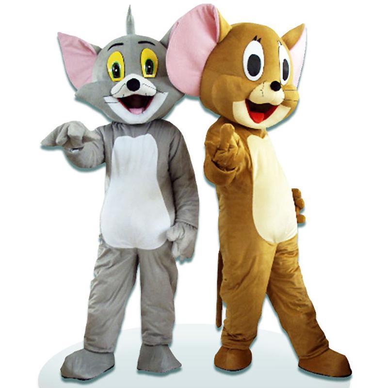 Tom Cat And Jerry Mouse Mascot Costume Cosplay For Sale