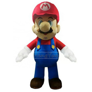 Inflatable Super Mario & Luigi Mascot Costume Customized Cartoon Character  Cosplay Halloween Anime Carnival  Costumes For Adult