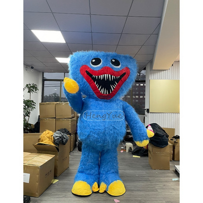 Commercial Advertising Giant Inflatable Sausage Mouth Monster poppy Mascot Costume Halloween Cosplay Wearable Walking For Adult