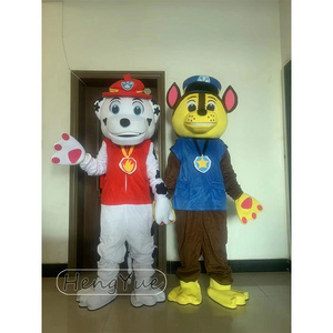 PAW Dog chase and Marshall Mascot Costume Kids Birthday Cosplay Mascot Cloth Plush dog costumes