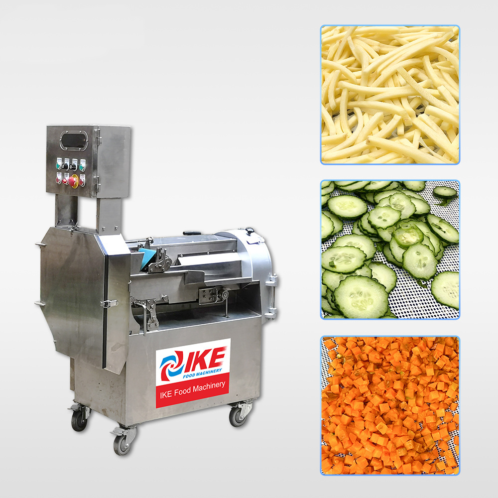 Factory Vegetable Cutter Onion Slicer Eggplant Slicing Machine Fruit Cutting Equipment IKE Provided Wooden 380V / 3 Phrase/50hz