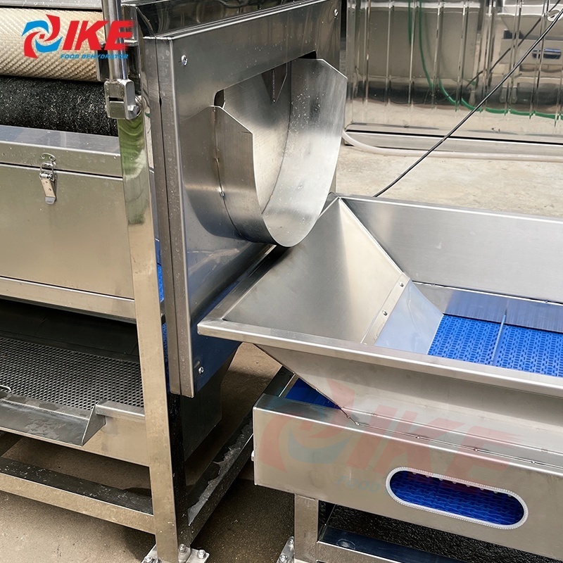 Potato chips peeling and cutting machine industrial potato chips making machine