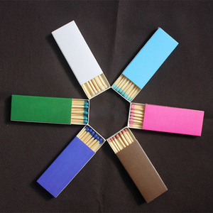 Private Label Custom Candle Use Wooden Stick Matches Safety Matchbox Household Candle Matches