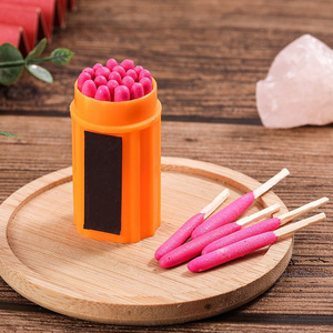 Camping Match Manufacturer Customized Color Length Windproof Storm Waterproof Matches