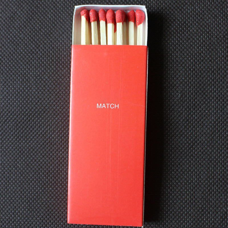 Private Label Custom Candle Use Wooden Stick Matches Safety Matchbox Household Candle Matches