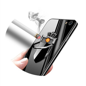 BEYOU Wholesale Mobile Phone Holder Metal Electronic Cigarette Lighter Usb Charging Lighter