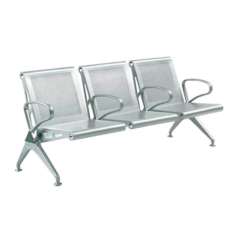 Wholesalers Public Room Used Hospital Reception Metal 3 Seater Airport Waiting Chair