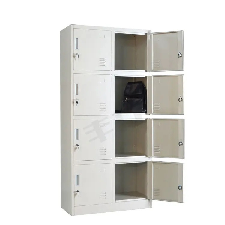 8 door cheap metal storage cabinet with key lock, Steel Cabinets with Locking Door