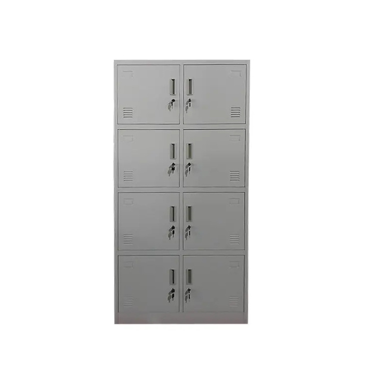 8 door cheap metal storage cabinet with key lock, Steel Cabinets with Locking Door