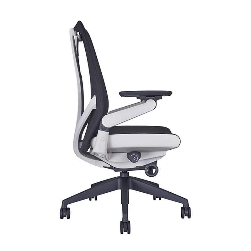 Company Staff Black Color Office Chair Meeting Chair Office Chair With Swivel Wheels