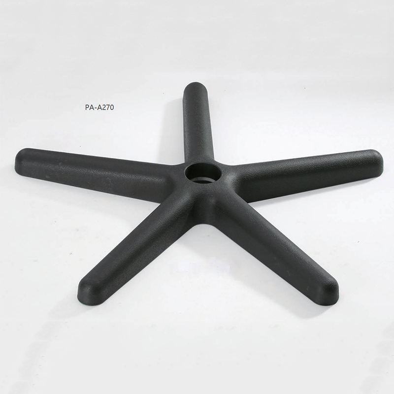 Radius 270/300/320mm Five Star Office Chair Base Components Swivel Aluminum Chair Base