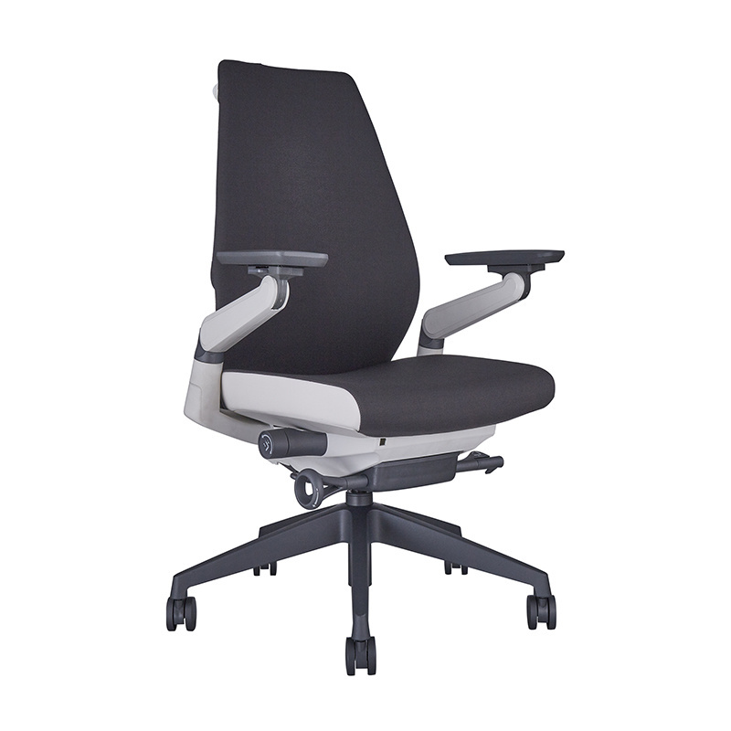 Company Staff Black Color Office Chair Meeting Chair Office Chair With Swivel Wheels