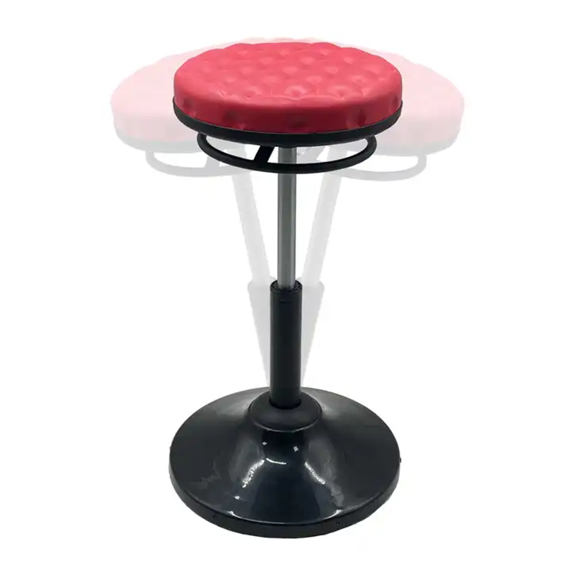 High Quality Custom Logo Office Stool Heated Adjustable Multipurpose Sit Stand Wobbly Swivel Chair