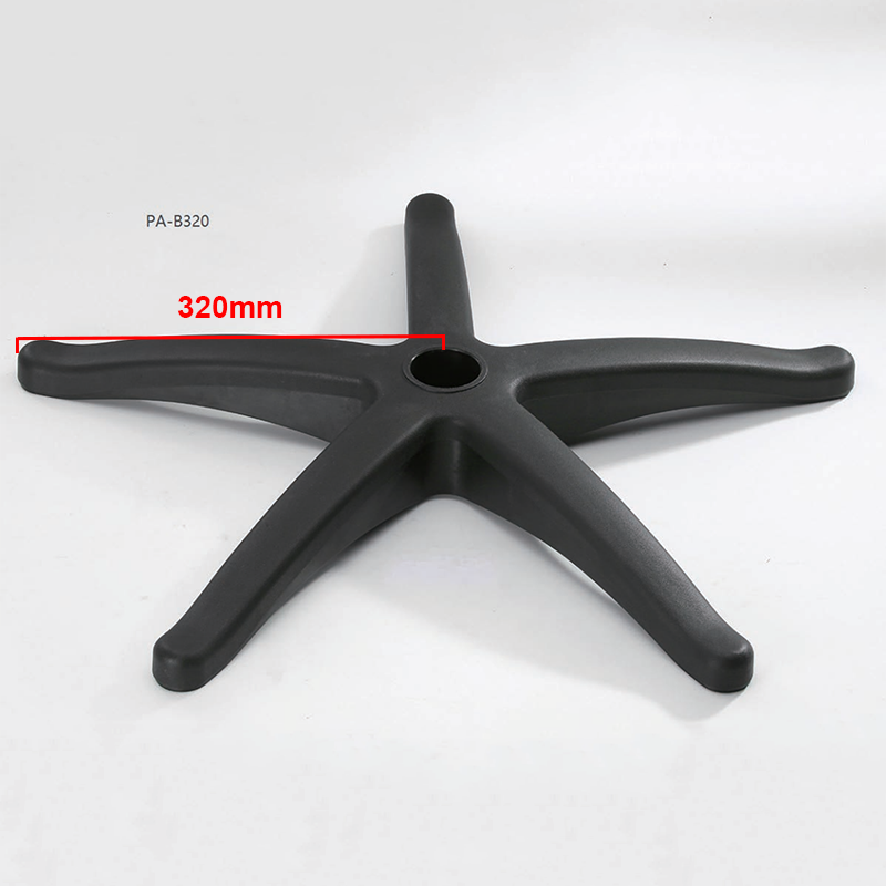 Swivel Plastic Office Chair leg Base Replace Chair Base Furniture Part