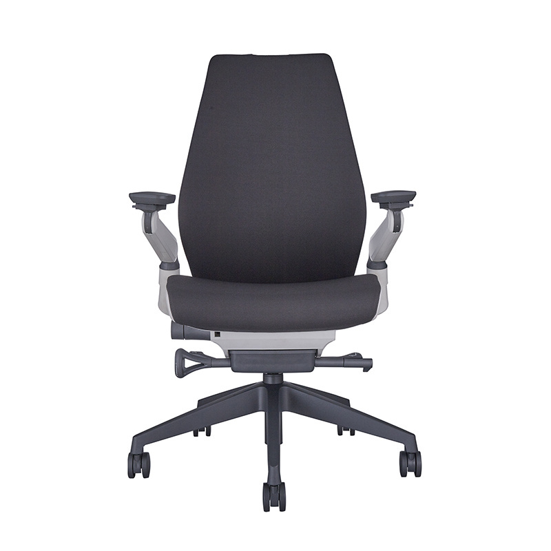 Company Staff Black Color Office Chair Meeting Chair Office Chair With Swivel Wheels