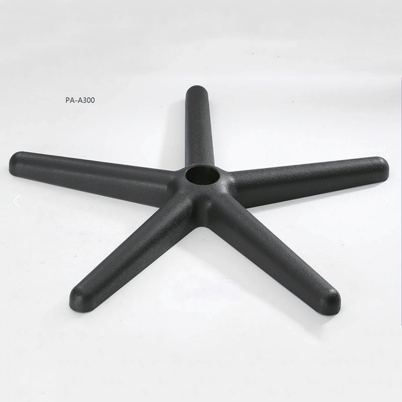 Radius 270/300/320mm Five Star Office Chair Base Components Swivel Aluminum Chair Base