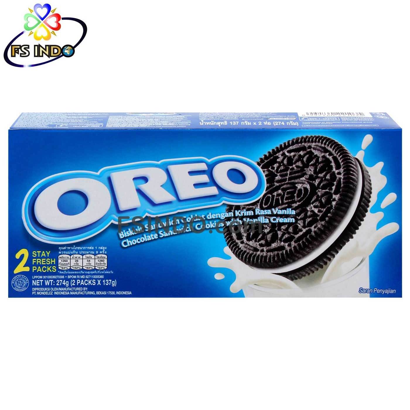 WHOLESALE Biscuit And Cookies Mondelez Oreo 239g Sweet Crispy Cracker Indonesia Products. LOW PRICE