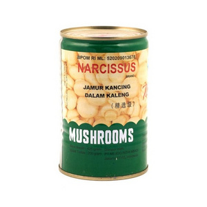 WHOLESALE Canned Vegetables Narcissus Mushroom 425 gr Soups Stews Stir-fries Indonesia Products. CHEAP