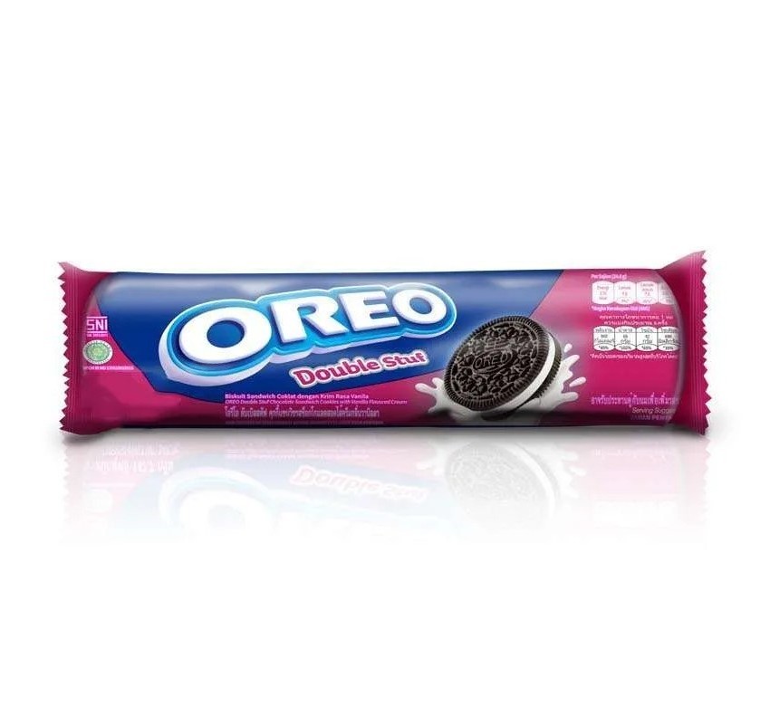 WHOLESALE Mondelez Direct Supplier Biscuit And Cookies Oreo Double Stuff 131.1g Sweet Crispy Indonesia products