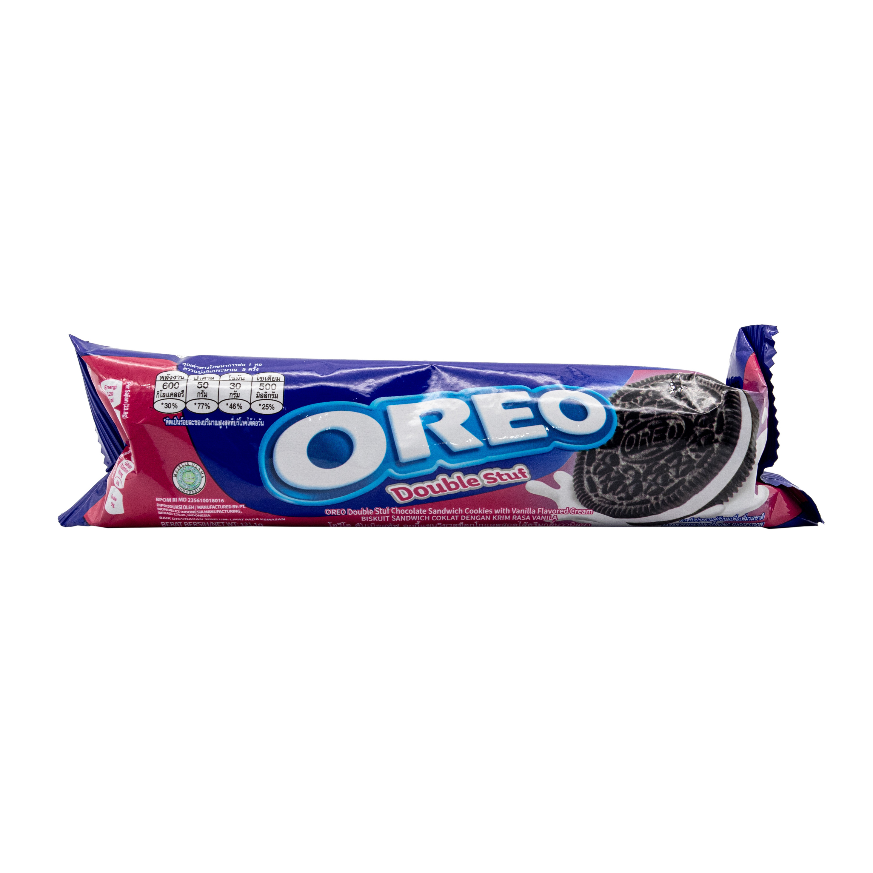 WHOLESALE Mondelez Direct Supplier Biscuit And Cookies Oreo Double Stuff 131.1g Sweet Crispy Indonesia products