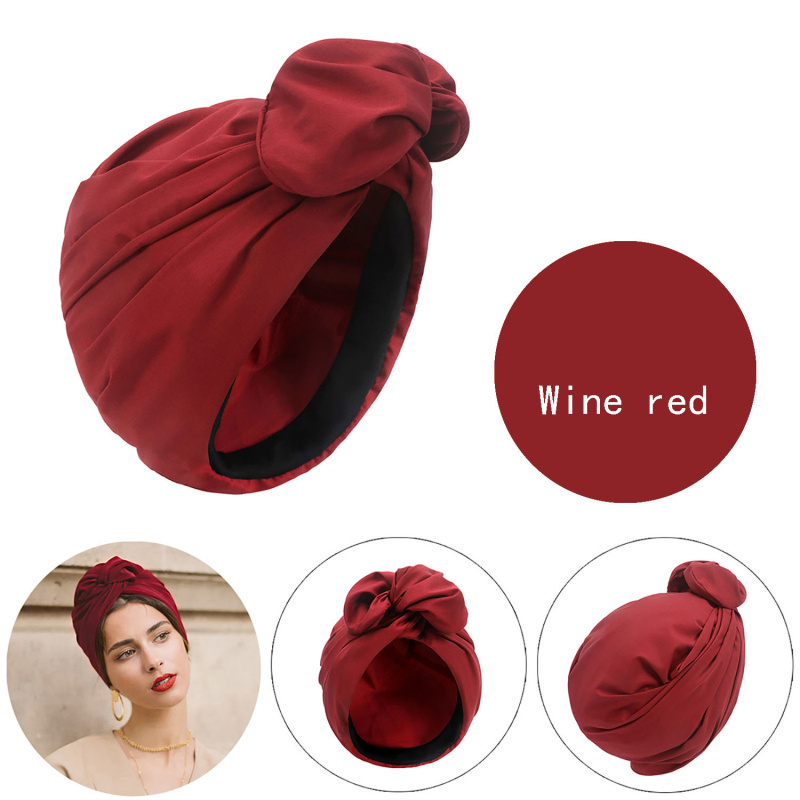 HZM-22201 Women's Beanie Turban Indian Hats Headscarves Beanie Hats for Women